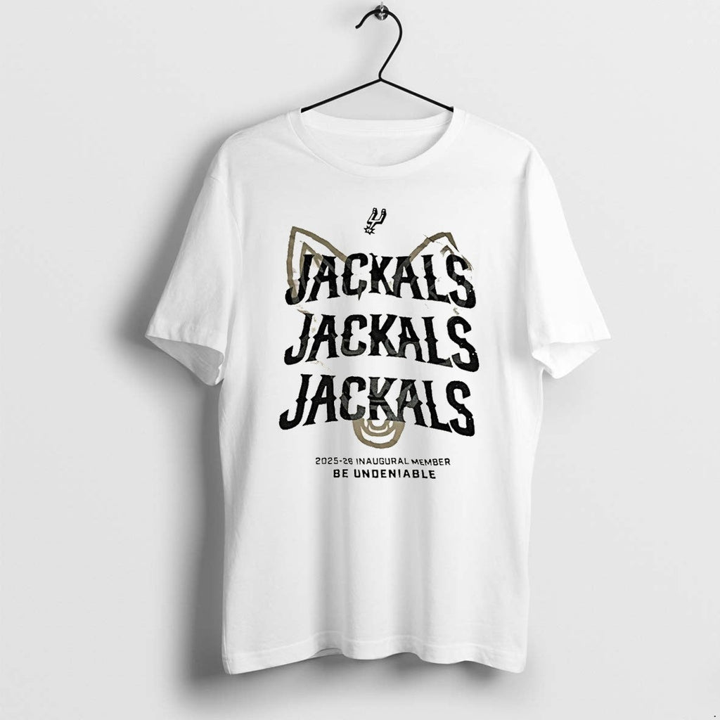 Original Spurs Jackals 2025 26 Inaugural Member Be Undeniable Basketball Nba Graphic Tshirts - T-Shirt, Sweatshirt, Hoodie