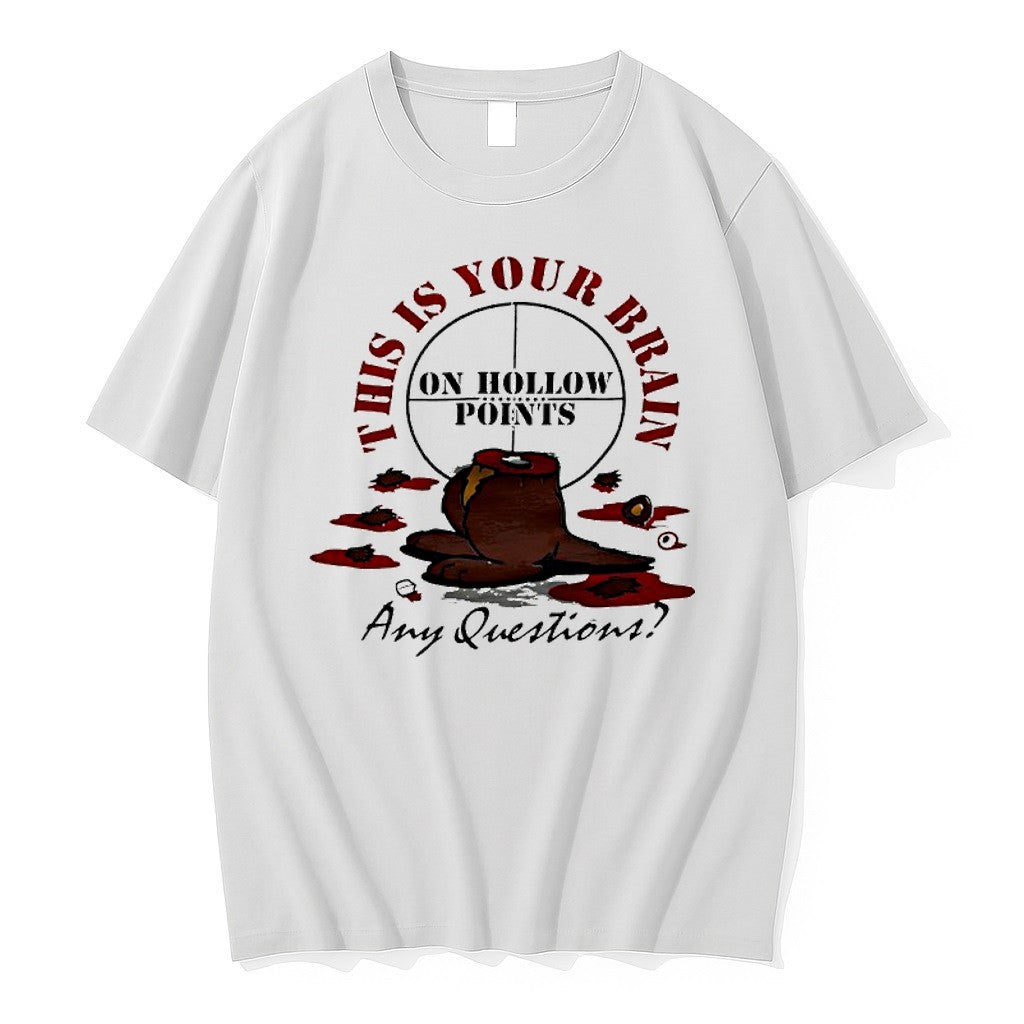 Original Squirrel This Is Your Brain One Hollow Points Tshirts Jpg Unisex T-shirt, Sweatshirt, Hoodie, Long Sleeve Tee - T-Shirt, Sweatshirt, Hoodie