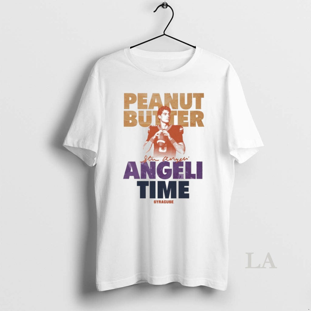 Original Steve Angeli Peanut Butter Angeli Time Syracuse Orange T-Shirts, Hoodie, Sweatshirt - T-Shirt, Sweatshirt, Hoodie