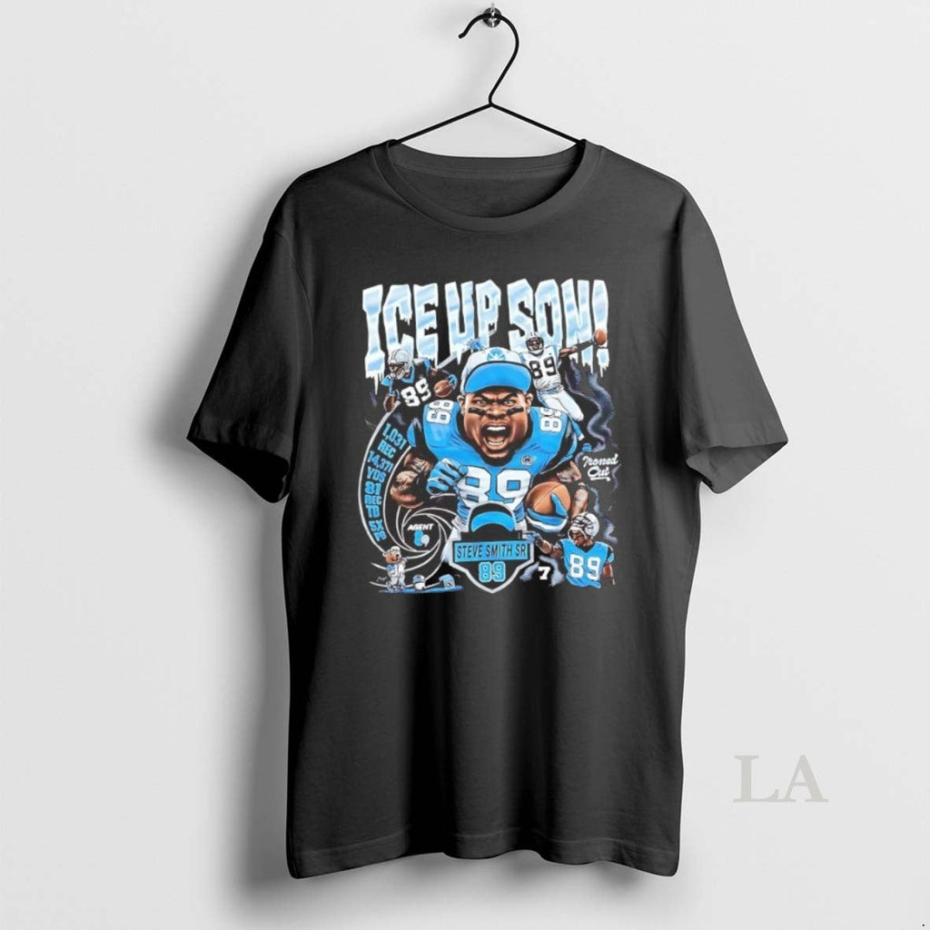 Original Steve Smith Sr Ice Up Son Caricature Unisex T-shirt, Sweatshirt, Hoodie, Long Sleeve Tee - T-Shirt, Sweatshirt, Hoodie