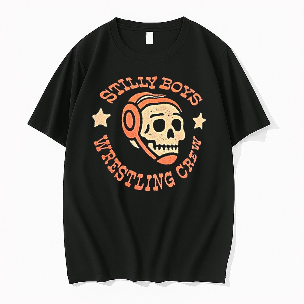 Original Stilly Boys Wrestling Crew Skull Tshirts Jpg Unisex T-shirt, Sweatshirt, Hoodie, Long Sleeve Tee - T-Shirt, Sweatshirt, Hoodie