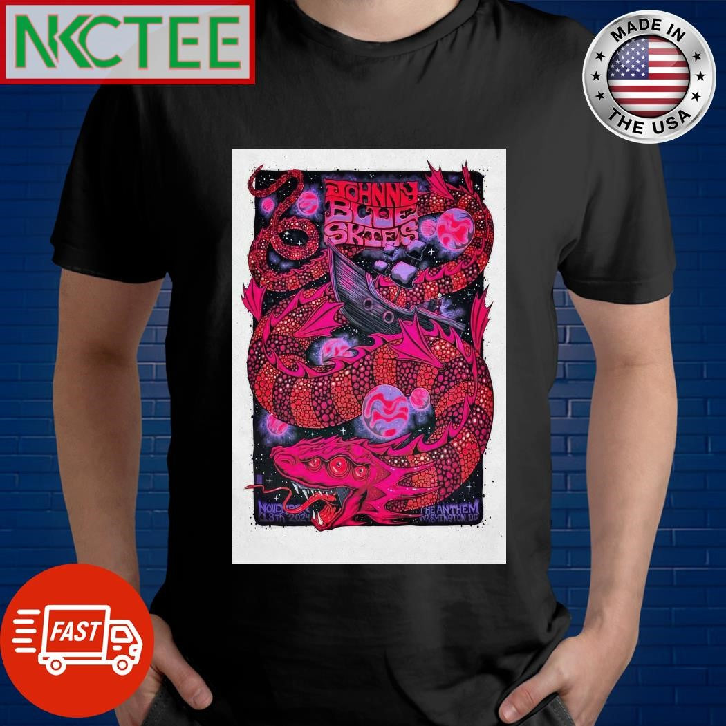 Original Sturgill Simpson Nov 18 2024 The Anthem in Washington DC Tour Poster Shirt Unisex T-shirt, Sweatshirt, Hoodie, Long Sleeve Tee - T-Shirt, Sweatshirt, Hoodie