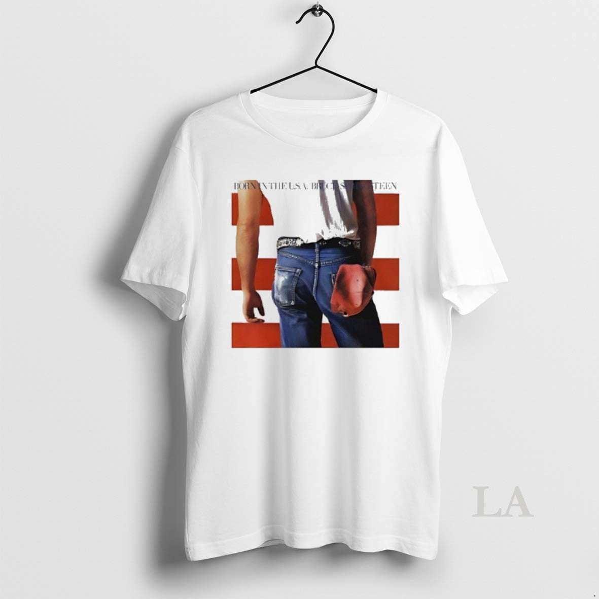 Original Taehyung Is Wearing Born In The Usa Bruce Springsteen Unisex T-shirt, Sweatshirt, Hoodie, Long Sleeve Tee - T-Shirt, Sweatshirt, Hoodie