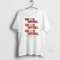 Original Tampa Bay Buccaneers She Is Football 2025 T-Shirts, Hoodie, Sweatshirt - T-Shirt, Sweatshirt, Hoodie