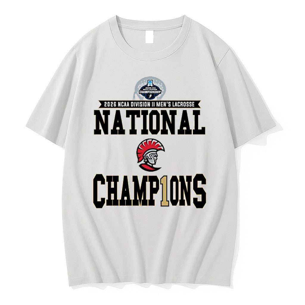 Original Tampa Spartans 2026 Ncaa Division Ii Mens Lacrosse National Champions Tshirts Unisex T-shirt, Sweatshirt, Hoodie, Long Sleeve Tee - T-Shirt, Sweatshirt, Hoodie