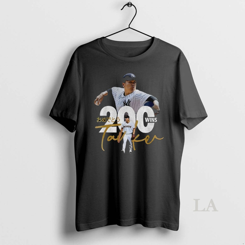 Original Tanaka Masahiro New York Yankees Baseball 200 Wins Japan Graphic Unisex T-shirt, Sweatshirt, Hoodie, Long Sleeve Tee - T-Shirt, Sweatshirt, Hoodie