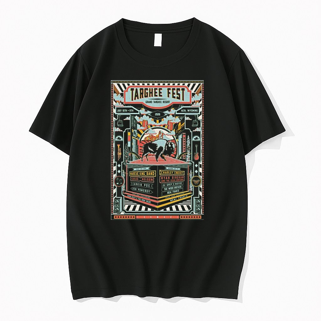 Original Targhee Fest Grand Targhee Resort July 10 11 2026 1 Tshirts Jpg Unisex T-shirt, Sweatshirt, Hoodie, Long Sleeve Tee - T-Shirt, Sweatshirt, Hoodie