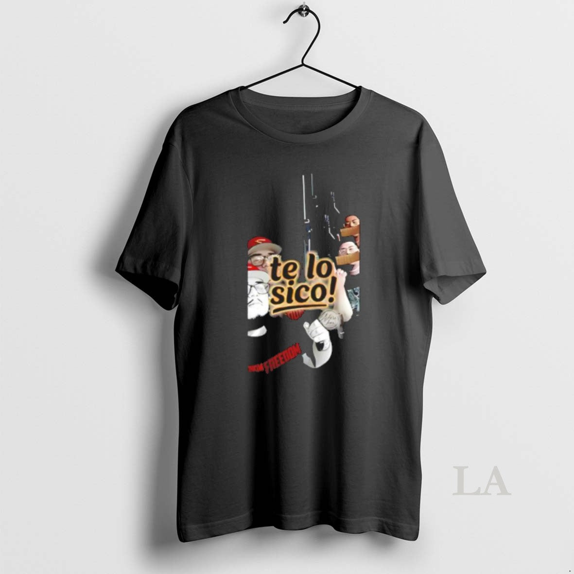 Original Te Lo Sico Freedom Guns Hip Hop Unisex T-shirt, Sweatshirt, Hoodie, Long Sleeve Tee - T-Shirt, Sweatshirt, Hoodie