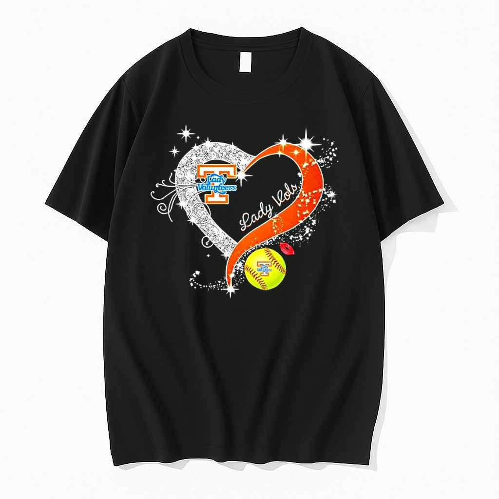 Original Tennessee Lady Vols Smart Love Heart Diamond Tshirts Jpg Unisex T-shirt, Sweatshirt, Hoodie, Long Sleeve Tee - T-Shirt, Sweatshirt, Hoodie