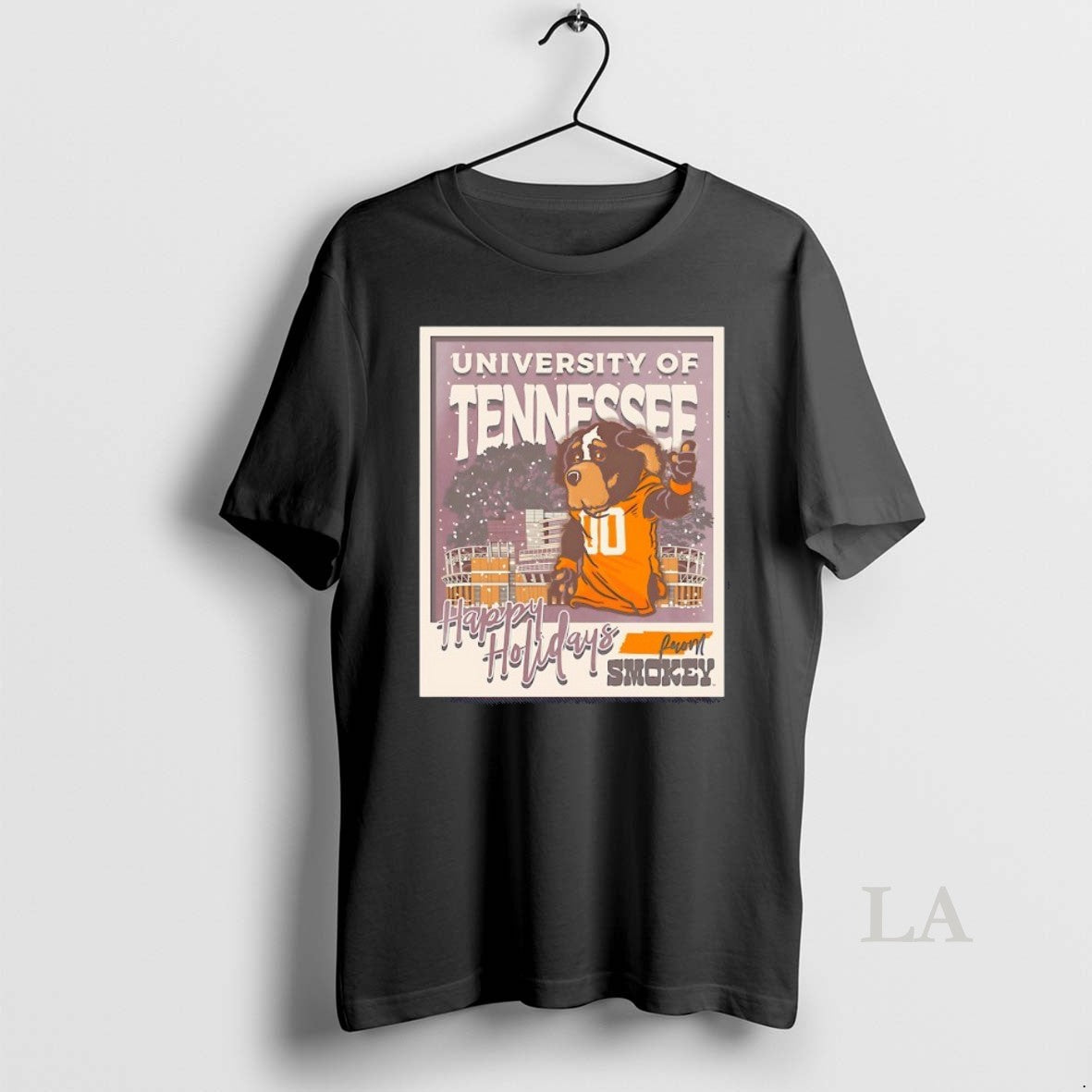 Original Tennessee Volunteers Happy Holidays Smokey Snowy Mascot T-Shirts, Hoodie, Sweatshirt - T-Shirt, Sweatshirt, Hoodie