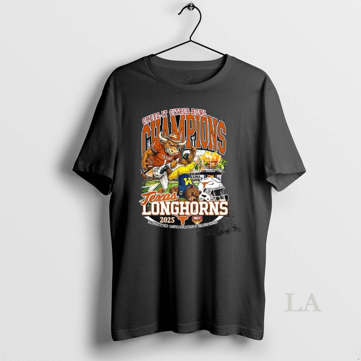 Original Texas Longhorn Beat Michigan Wolverines Ncaa Cheez Citrus Bowl Champions Celebrate Mascot T-Shirts, Hoodie, Sweatshirt - T-Shirt, Sweatshirt, Hoodie