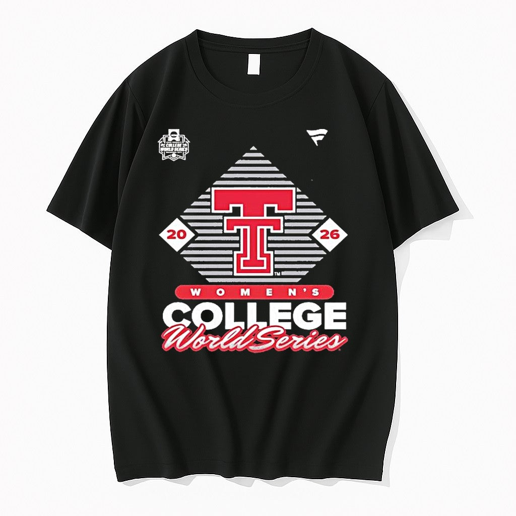 Original Texas Tech Red Raiders 2026 Ncaa Softball Womens College World Series 1 Tshirts Unisex T-shirt, Sweatshirt, Hoodie, Long Sleeve Tee - T-Shirt, Sweatshirt, Hoodie