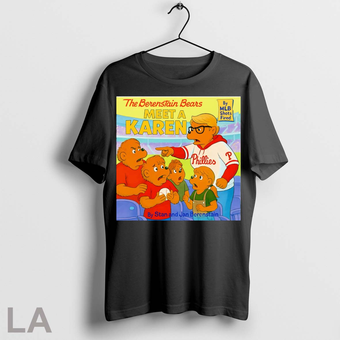 Original The Berenstain Bears Meet A Karen Phillies Unisex T-shirt, Sweatshirt, Hoodie, Long Sleeve Tee - T-Shirt, Sweatshirt, Hoodie