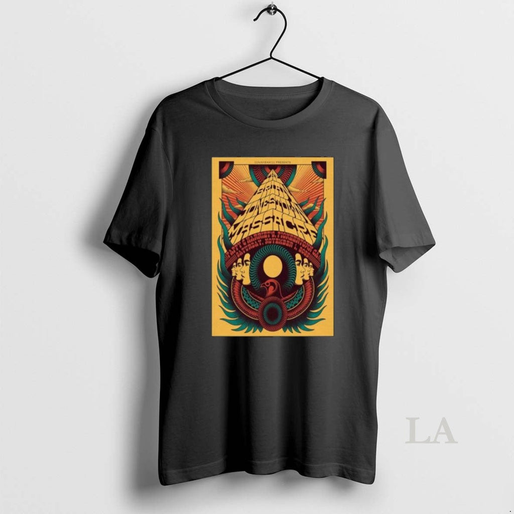 Original The Brian Jones Town Massacre Pioneertown California Venue At Pappy And Harriets On November - T-Shirt, Sweatshirt, Hoodie