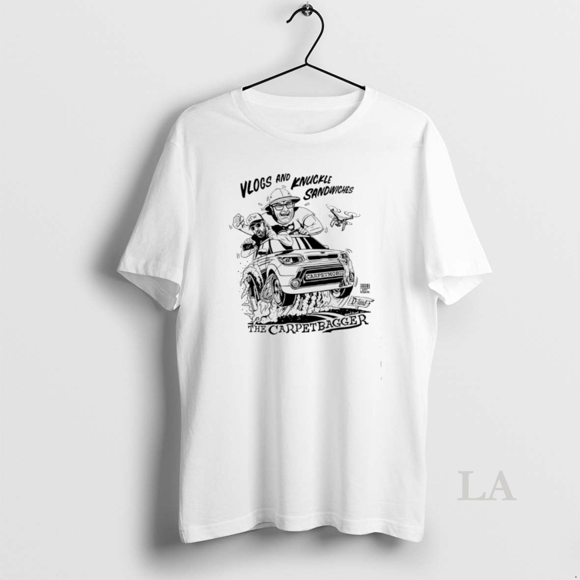 Original The Carpetbagger Vlogs And Knuckle Sandwiches Unisex T-shirt, Sweatshirt, Hoodie, Long Sleeve Tee - T-Shirt, Sweatshirt, Hoodie