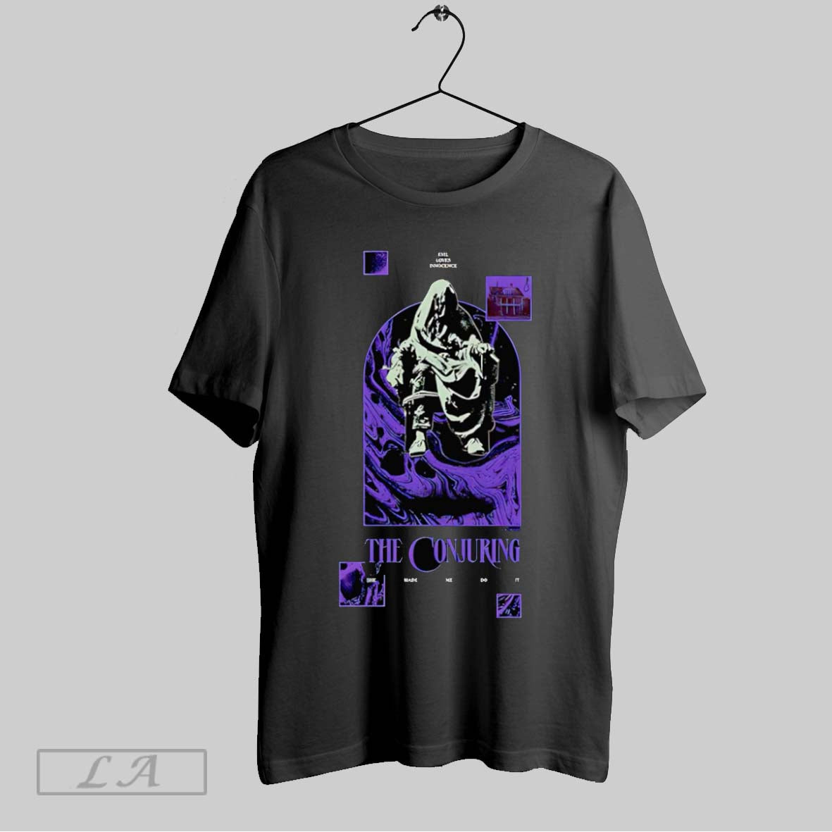 Original The Conjuring Last Rites Evil Loves Innocence Unisex T-shirt, Sweatshirt, Hoodie, Long Sleeve Tee - T-Shirt, Sweatshirt, Hoodie