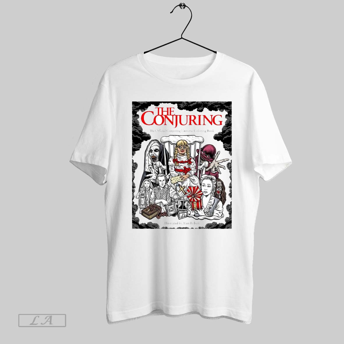 Original The Conjuring The Official Conjuring Universe Coloring Book Illustrated By Alan Robert - T-Shirt, Sweatshirt, Hoodie