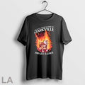 Original The Devil Went Down To Starkville And Left A Loser Mississippi State Bulldogs Defeats - T-Shirt, Sweatshirt, Hoodie