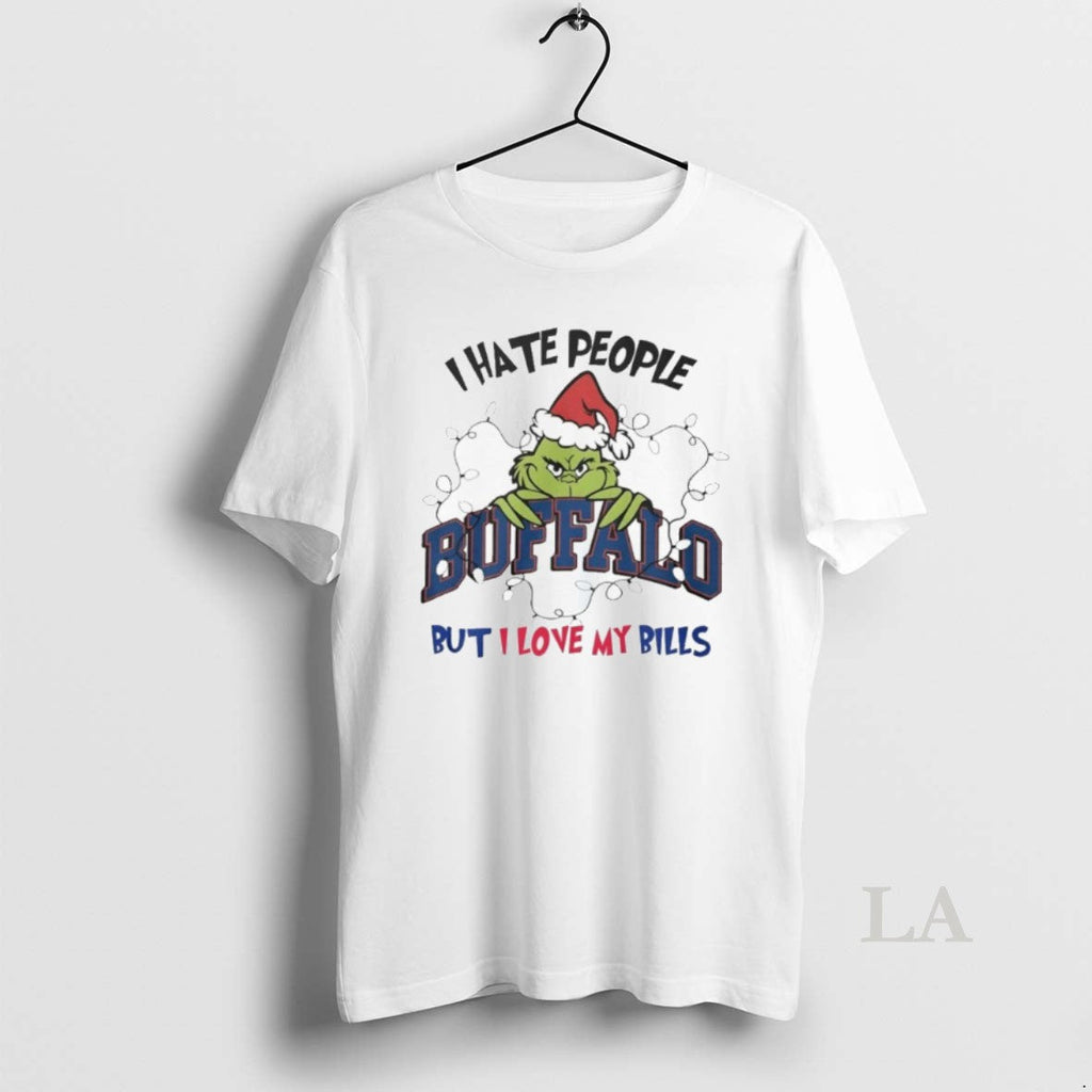 Original Grinch I Hate People Buffalo But I Love My Bills T-Shirts, Hoodie, Sweatshirt - T-Shirt, Sweatshirt, Hoodie