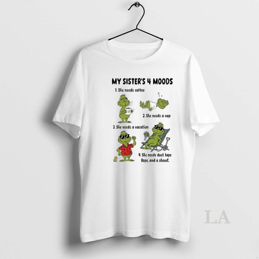 Original Grinch Needs Coffee Nap Vacation Duct Tape Rope Shovel T-Shirts, Hoodie, Sweatshirt - T-Shirt, Sweatshirt, Hoodie