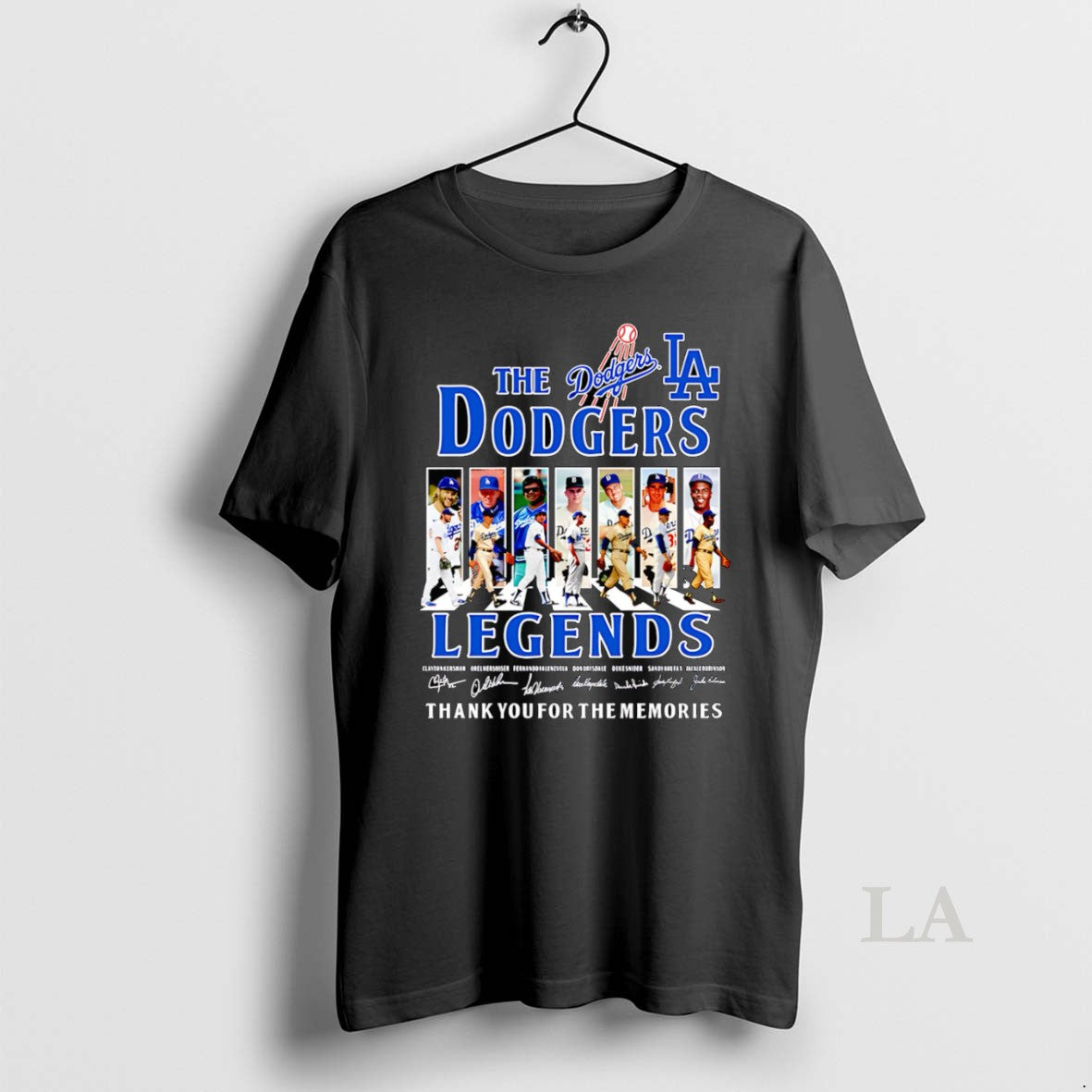 Original The La Dodgers Legends Thank You For The Memories Unisex T-shirt, Sweatshirt, Hoodie, Long Sleeve Tee - T-Shirt, Sweatshirt, Hoodie