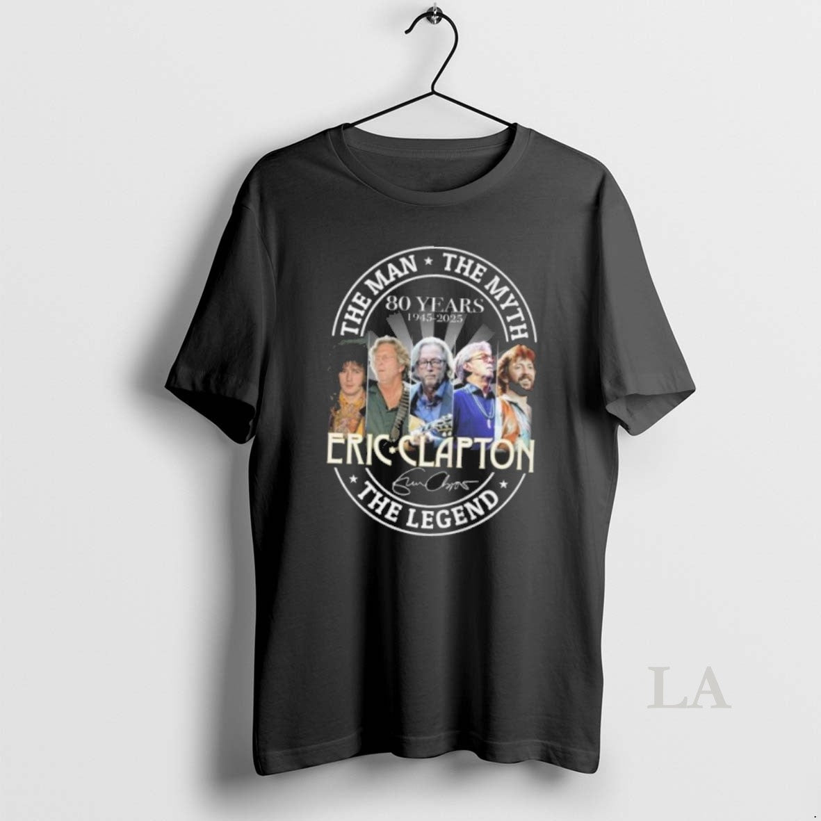 Original The Man The Myth Legend 80 Years 1945 2025 Eric Clapton Signature Unisex T-shirt, Sweatshirt, Hoodie, Long Sleeve Tee - T-Shirt, Sweatshirt, Hoodie