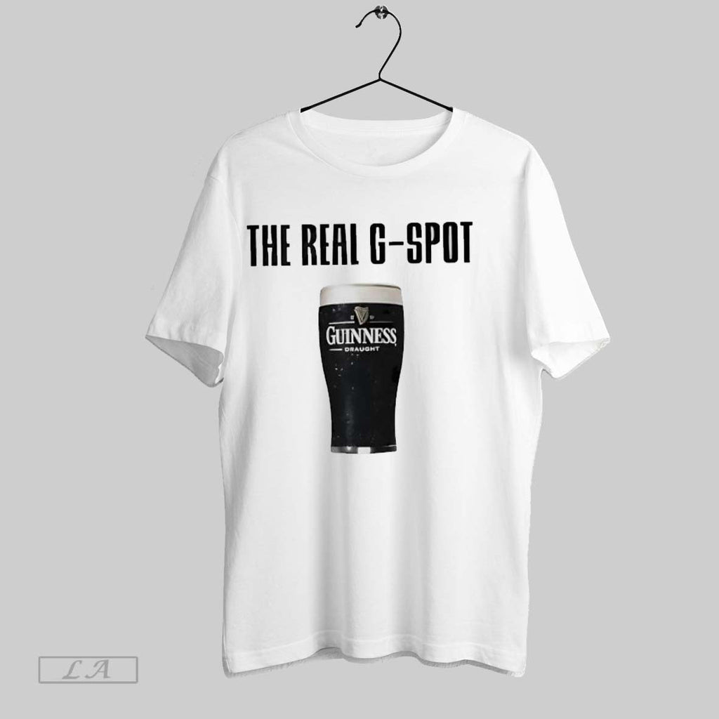 Original The Real G Spot Guinness Draught Beer Unisex T-shirt, Sweatshirt, Hoodie, Long Sleeve Tee - T-Shirt, Sweatshirt, Hoodie