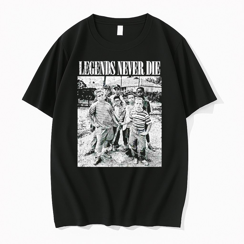 Original The Sandlot Baseball Squad Crew Legends Never Die Tshirts Jpg Unisex T-shirt, Sweatshirt, Hoodie, Long Sleeve Tee - T-Shirt, Sweatshirt, Hoodie