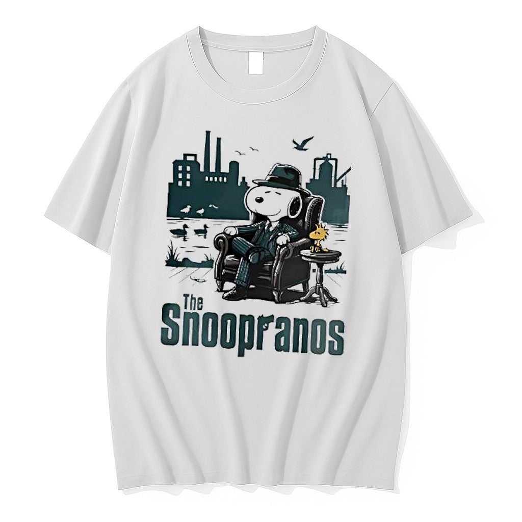 Original The Snoopranos Peanuts Mafia Parody Tshirts Jpg Unisex T-shirt, Sweatshirt, Hoodie, Long Sleeve Tee - T-Shirt, Sweatshirt, Hoodie