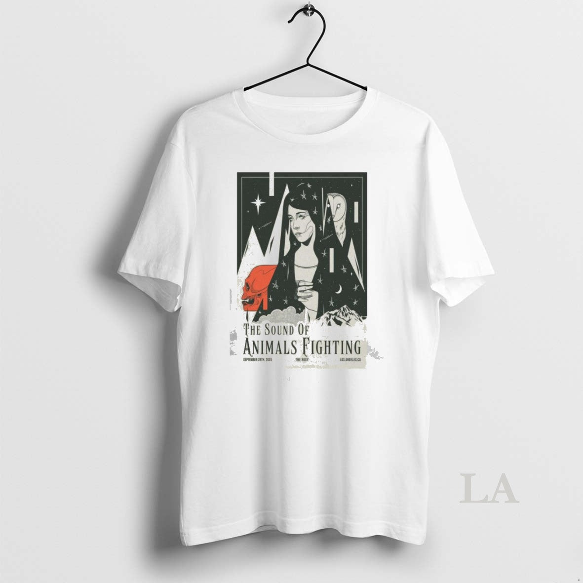 Original The Sound Of Animals Fighting Tour Los Angeles Ca 2025 Unisex T-shirt, Sweatshirt, Hoodie, Long Sleeve Tee - T-Shirt, Sweatshirt, Hoodie
