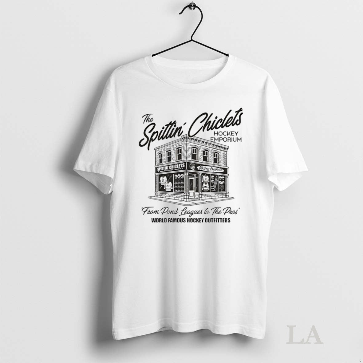 Original The Spittin Chiclets Hockey Emporium From Pond Leagues To The Pros Unisex T-shirt, Sweatshirt, Hoodie, Long Sleeve Tee - T-Shirt, Sweatshirt, Hoodie