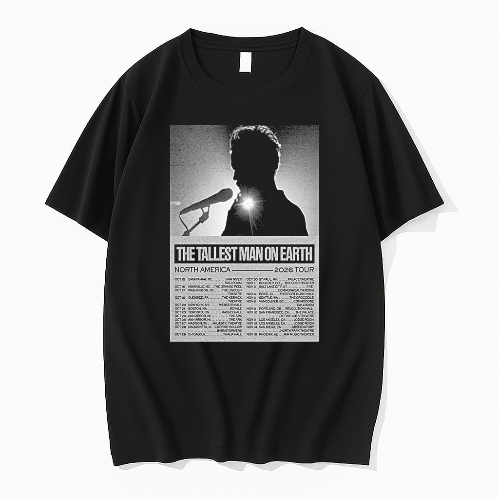 Original The Tallest Man On Earth Summer Tour 2026 1 Tshirts Jpg Unisex T-shirt, Sweatshirt, Hoodie, Long Sleeve Tee - T-Shirt, Sweatshirt, Hoodie