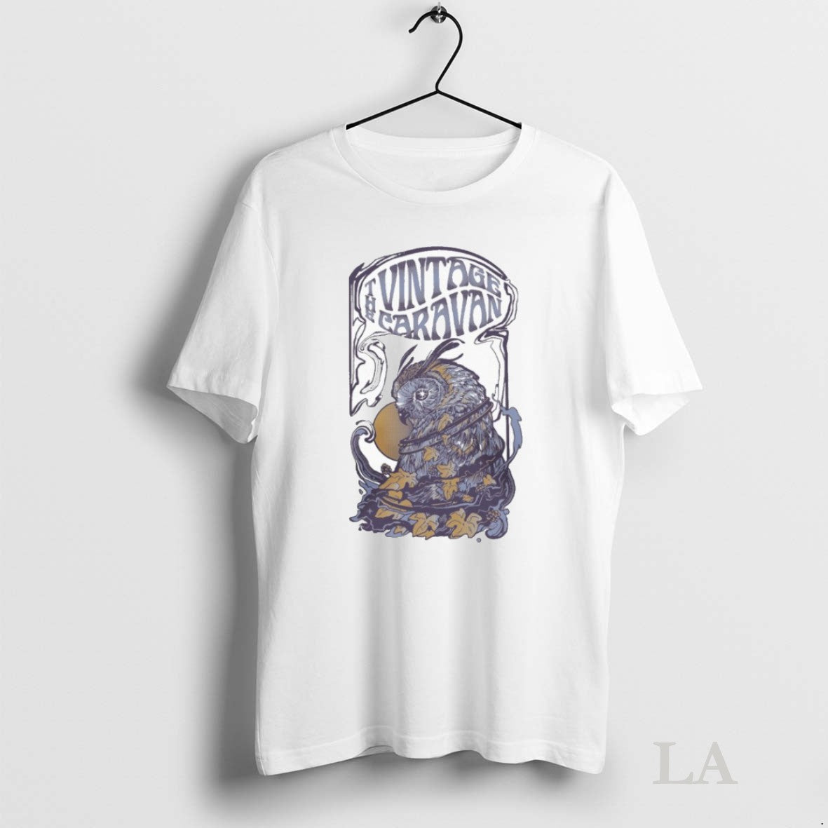 Original The Vintage Caravan Owl Unisex T-shirt, Sweatshirt, Hoodie, Long Sleeve Tee - T-Shirt, Sweatshirt, Hoodie