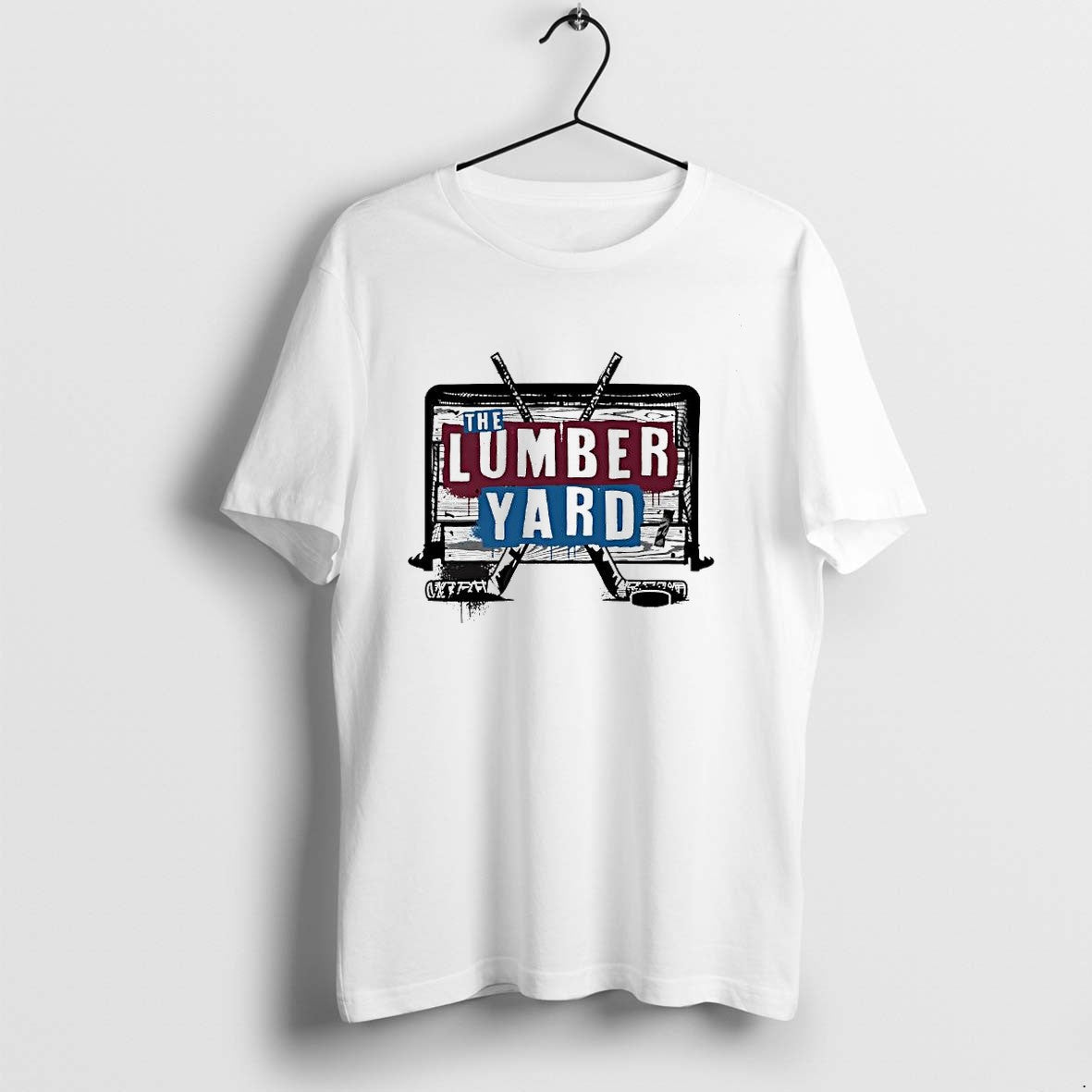 Original The Lumber Yard Colorado Avalanche Hockey Goal Sticks Puck Distressed Tshirts Unisex T-shirt, Sweatshirt, Hoodie, Long Sleeve Tee - T-Shirt, Sweatshirt, Hoodie