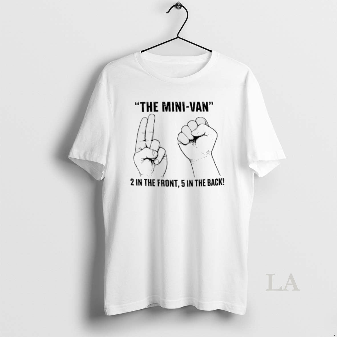 Original The Mini Van 2 In The Front 5 In The Back Unisex T-shirt, Sweatshirt, Hoodie, Long Sleeve Tee - T-Shirt, Sweatshirt, Hoodie