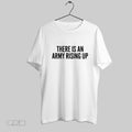 Original There Is An Army Rising Up Democratic Party 2025 Unisex T-shirt, Sweatshirt, Hoodie, Long Sleeve Tee - T-Shirt, Sweatshirt, Hoodie