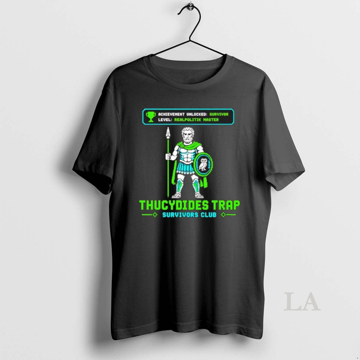 Original Thucydides Trap Survivors Club Achievement Unlock Survivor Pixel Art Unisex T-shirt, Sweatshirt, Hoodie, Long Sleeve Tee - T-Shirt, Sweatshirt, Hoodie