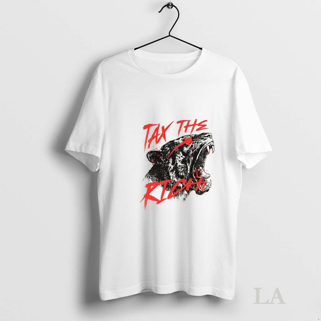 Original Tiger Tax The Rich Anti Billionaire Graphic Unisex T-shirt, Sweatshirt, Hoodie, Long Sleeve Tee - T-Shirt, Sweatshirt, Hoodie