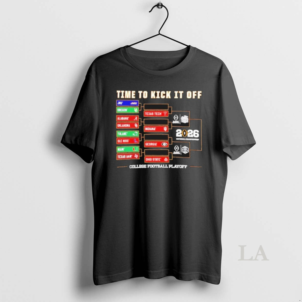 Original Time Kick Off 2025 26 Cfp Bracket T-Shirts, Hoodie, Sweatshirt - T-Shirt, Sweatshirt, Hoodie
