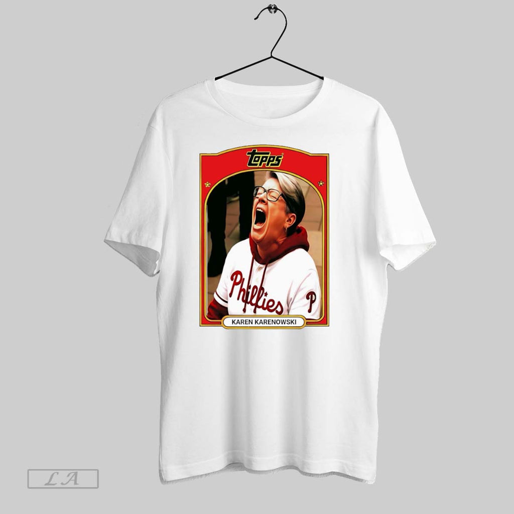 Original Topps Karen Karenowski Scream Unisex T-shirt, Sweatshirt, Hoodie, Long Sleeve Tee - T-Shirt, Sweatshirt, Hoodie