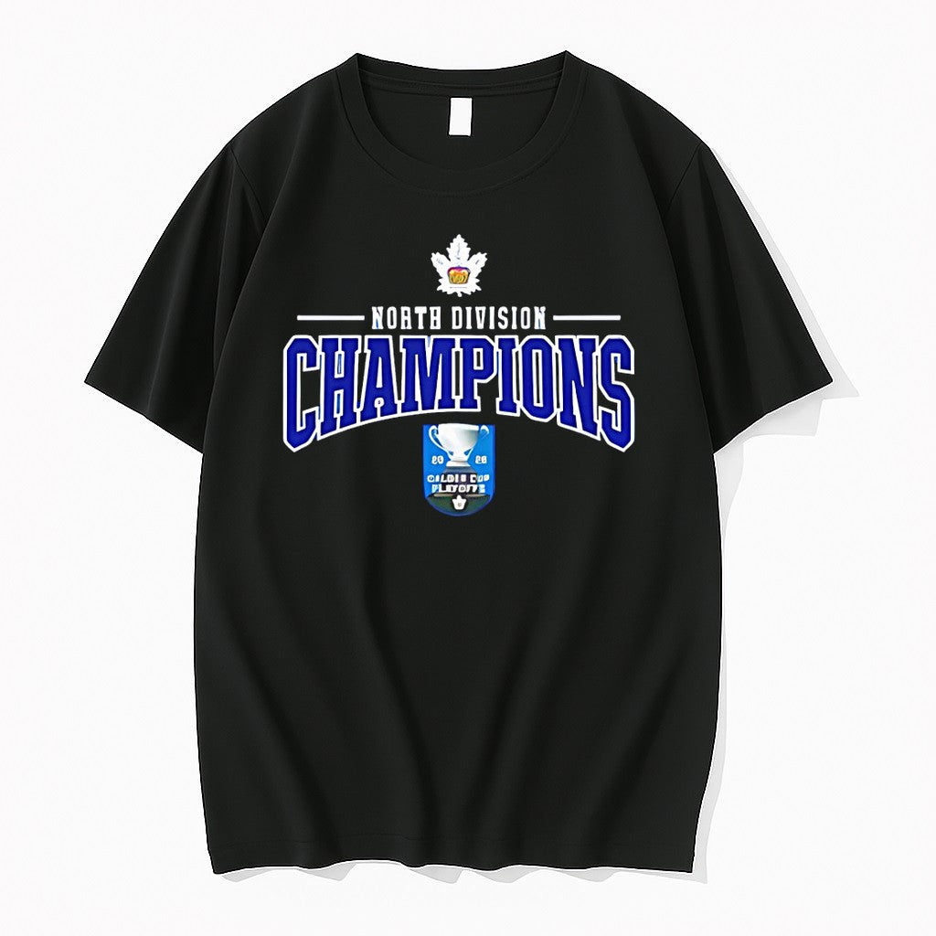 Original Toronto Maple Leafs North Division Champions 2026 Trophy Tshirts Jpg Unisex T-shirt, Sweatshirt, Hoodie, Long Sleeve Tee - T-Shirt, Sweatshirt, Hoodie