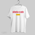 Original Travis Kelce Oitenta E Sete Unisex T-shirt, Sweatshirt, Hoodie, Long Sleeve Tee - T-Shirt, Sweatshirt, Hoodie