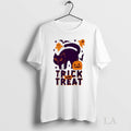 Original Trick Or Treat Cat And Pumpkin Halloween Unisex T-shirt, Sweatshirt, Hoodie, Long Sleeve Tee - T-Shirt, Sweatshirt, Hoodie