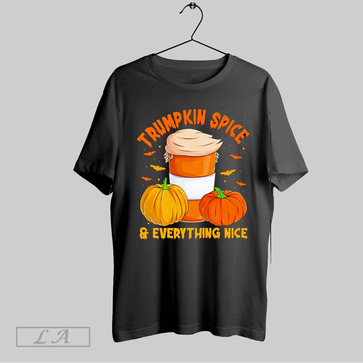 Original Trumpkin Spice And Everything Nice Halloween Pumpkin Unisex T-shirt, Sweatshirt, Hoodie, Long Sleeve Tee - T-Shirt, Sweatshirt, Hoodie