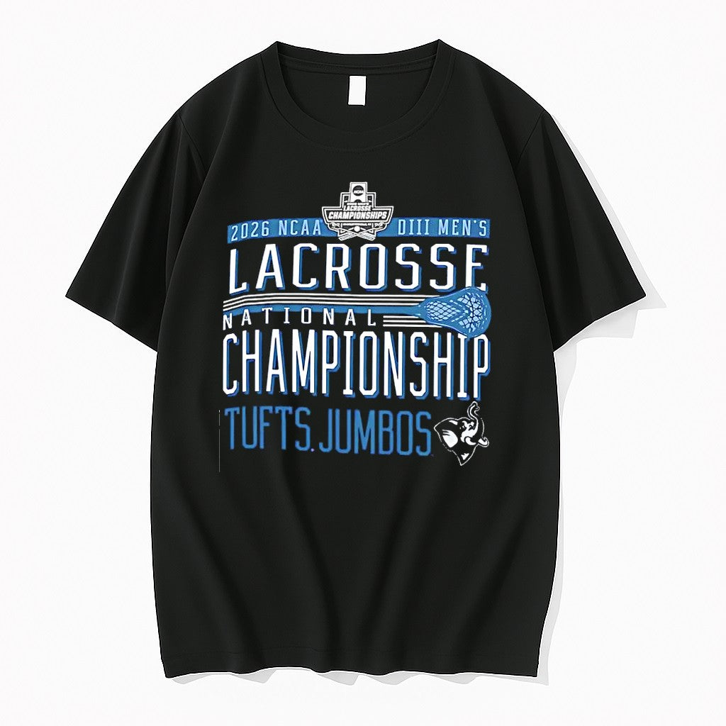 Original Tufts Jumbos Ncaa Division Iii Mens Lacrosse National Championship 2026 Tshirts Unisex T-shirt, Sweatshirt, Hoodie, Long Sleeve Tee - T-Shirt, Sweatshirt, Hoodie
