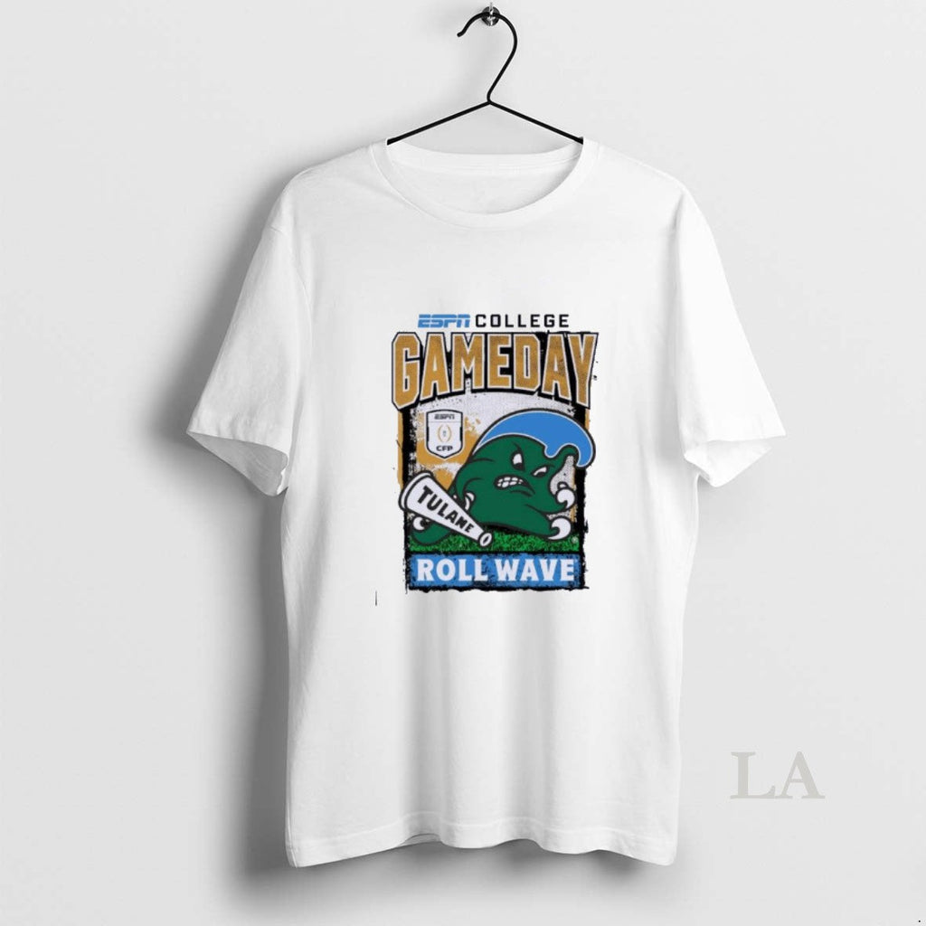 Original Tulane Green Wave Cfp Gameday 1st Round Mascot Roll Wave T-Shirts, Hoodie, Sweatshirt - T-Shirt, Sweatshirt, Hoodie