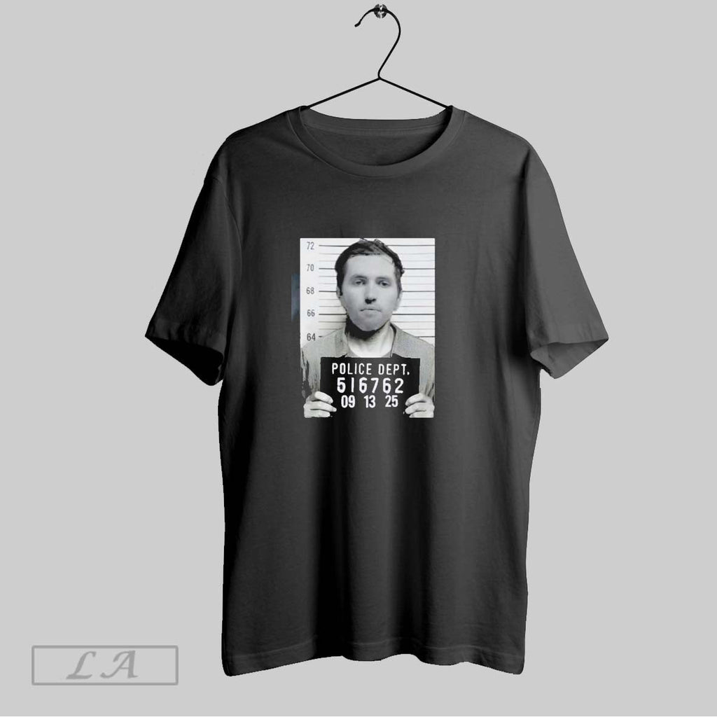 Original Tyler Robinson Mugshot Shot Charlie Kirk Unisex T-shirt, Sweatshirt, Hoodie, Long Sleeve Tee - T-Shirt, Sweatshirt, Hoodie