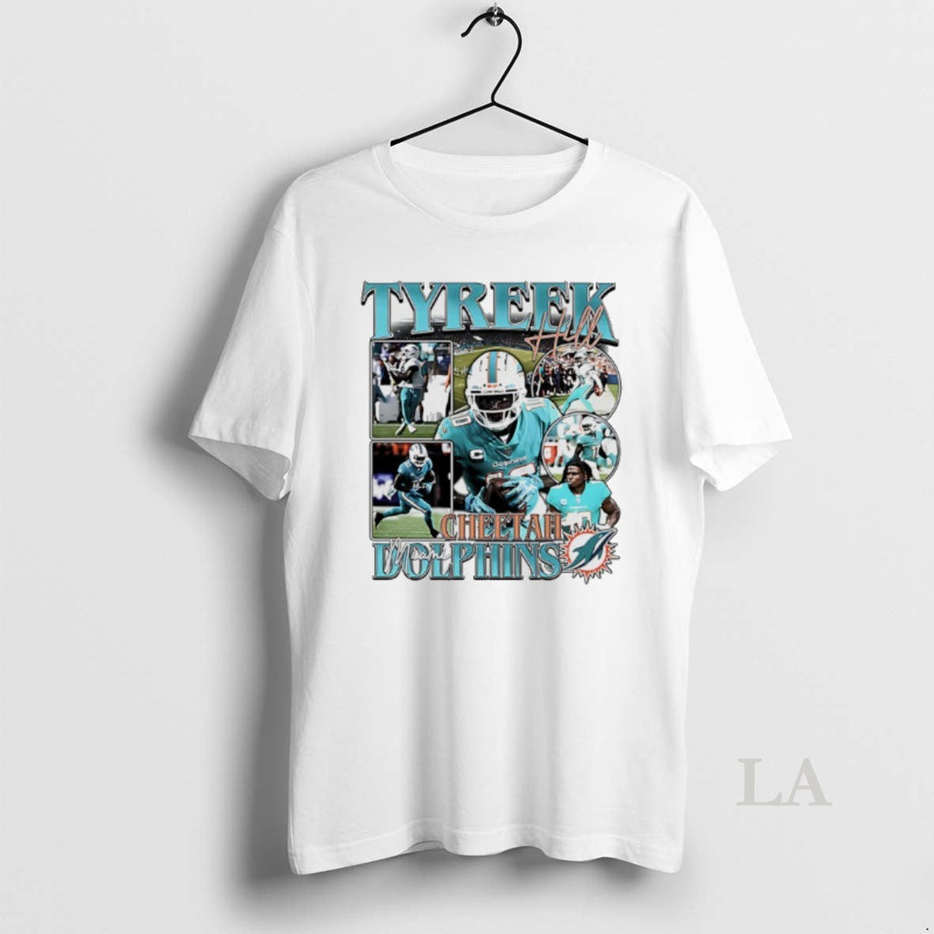 Original Tyreek Hill Cheetah Miami Dolphins 90s Bootleg Graphic Unisex T-shirt, Sweatshirt, Hoodie, Long Sleeve Tee - T-Shirt, Sweatshirt, Hoodie