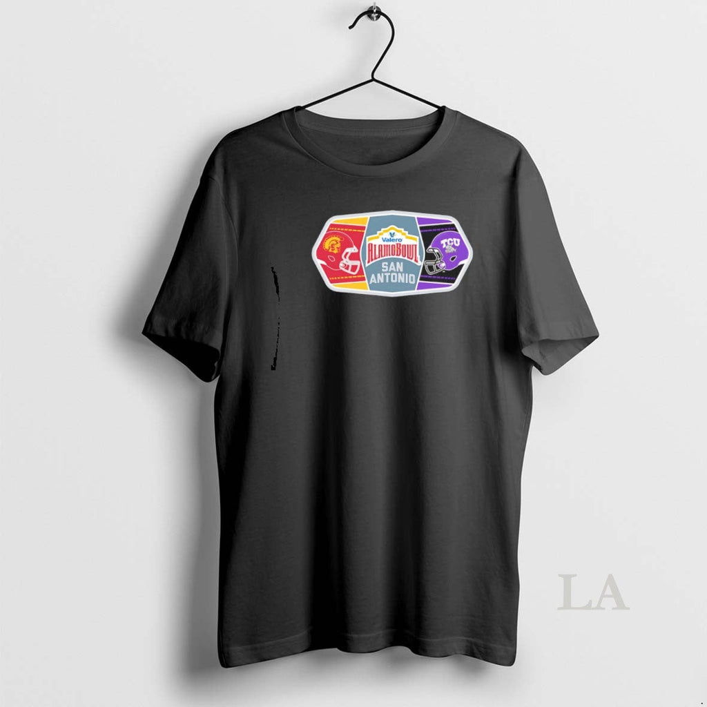 Original Usc Trojans Vs Tcu Horned Frogs 2025 Valero Alamo Bowl 2 Team Helmets T-Shirts, Hoodie, Sweatshirt - T-Shirt, Sweatshirt, Hoodie