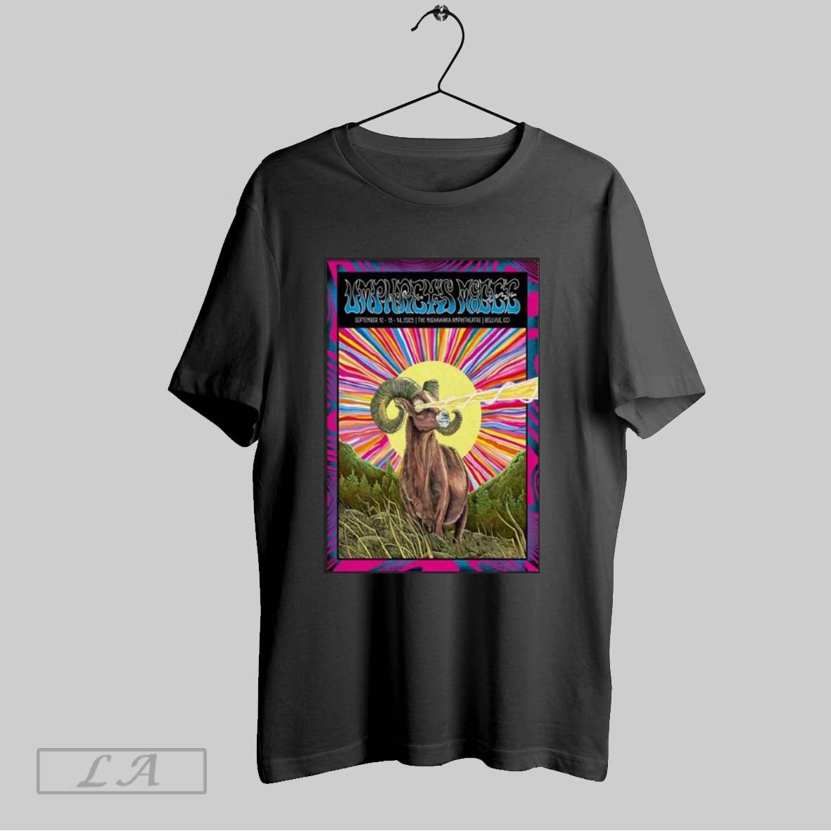 Original Umphreys Mcgee Sep 12 13 2025 Mishawaka Amphitheatre In Bellvue Co Poster Unisex T-shirt, Sweatshirt, Hoodie, Long Sleeve Tee - T-Shirt, Sweatshirt, Hoodie